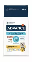 ADVANCE DOG MINI ADULT SENSITIVE SALMON & RICE 7KG - JŪTĪGIEM MAZO ŠĶIRŅU SUŅIEM (LASIS AR RĪSIEM)