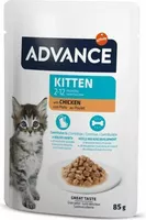 ADVANCE CAT KITTEN CHICKEN 85g - MITRĀ BARĪBA KAĶĒNIEM AR VISTAS GAĻU 85g