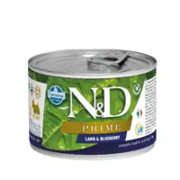 N&D dog konservi ar jēru un mellenēm 6x140g