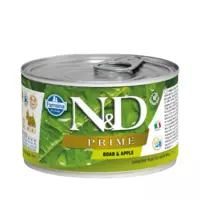 N&D dog konservi ar mežacūku un āboliem 6x140g