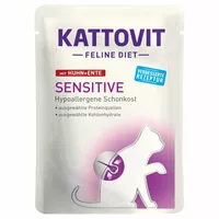 KATTOVIT Sensitive ar vistu un pīles gaļu 85g