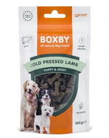 BOXBY COLD PRESED LAMB TREAT 100gr - BOXBY AUKSTĀS PRESEŠANAS GARDUMS AR JĒRA GAĻU 100gr