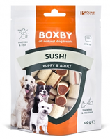 BOXBY ORIGINAL SUSHI for DOGS 100g - SUŠI KUCĒNIEM UN PIEAUGUŠIEM SUŅIEM (VISTA UN ZIVIS)