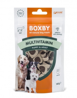 BOXBY MULTIVITAMIN SNACKS 140g - MULTIVITAMĪNU GARDUMS PIEAUGUŠIEM  SUŅIEM 140g