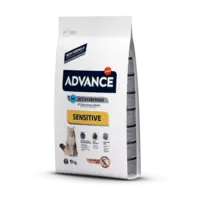 ADVANCE CAT ADULT SALMON SENSITIVE 10,0KG - PIEAUGUŠIEM KAĶIEM (LASIS UN RĪSI)