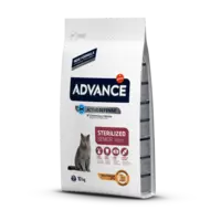 ADVANCE CAT SENIOR 10+ STERILIZED  10,0KG - VECIEM STERILIZĒTIEM KAĶIEM (VISTA UN MIEŽII)