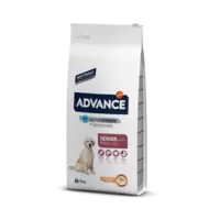 ADVANCE DOG MAXI SENIOR 14KG - LIELO ŠĶIRŅU VECAĶIEM SUŅIEM (VISTA UN RĪSI)