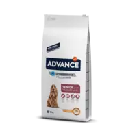 ADVANCE DOG MEDIUM SENIOR 12,0KG - VIDĒJO ŠĶIRŅU VECĀKIEM SUŅIEM (VISTA AR RISIEM)