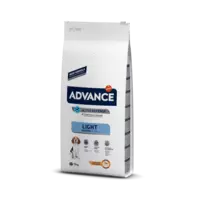 ADVANCE DOG MEDIUM LIGHT 12,0KG - VIDĒJO ŠĶIRŅU SUŅIEM AR LIEKO SVARU (VISTA AR RISIEM)