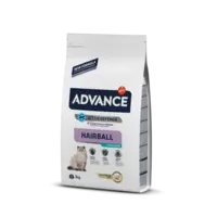 ADVANCE CAT STERILIZED HAIRBALL 3.0KG - PIEAUGUŠIEM KAĶIEM (TĪTARS UN RĪSI)