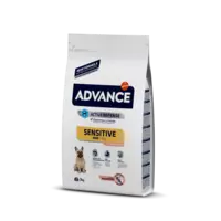 ADVANCE DOG MINI ADULT SENSITIVE SALMON & RICE 3,0KG - JUTĪGIEM MAZO ŠĶIRŅU SUŅIEM (LASIS AR RĪSIEM)