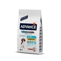 ADVANCE DOG PUPPY SENSITIVE 12,0KG - JUTĪGIEM KUCĒNIEM (LASIS UN RĪSI)