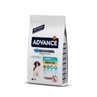 ADVANCE DOG PUPPY SENSITIVE 3,0KG - JUTĪGIEM KUCĒNIEM (LASIS UN RĪSI)