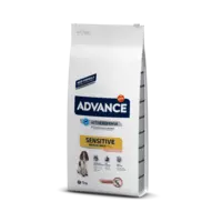 ADVANCE DOG SENSITIVE SALMON & RICE 12,0KG - JUTĪGIEM SUŅIEM (LASIS UN RĪSI)